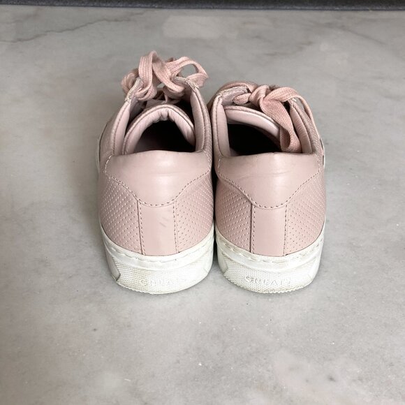 Greats Brooklyn pink & white leather sneakers, italian leather, pink laces - Picture 6 of 10